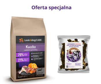 Zestaw startowy Look4dog CARE Kaczka i żwacze dla małych psów