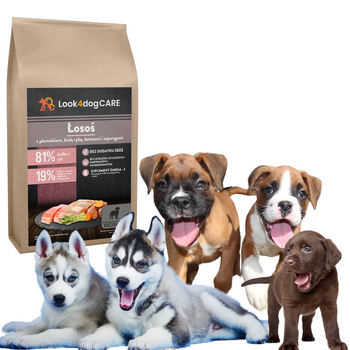 Karma Look4dog CARE Łosoś plamiak szczeniak 6 kg