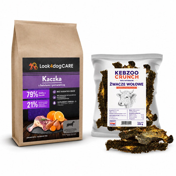 Zestaw startowy Look4dog CARE Kaczka i żwacze dla małych psów