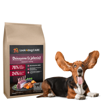 Karma Look4dog CARE dla psa z dziczyzną 6 kg, bez zbóż