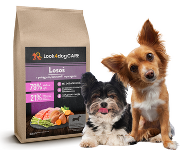 Karma Look4dog CARE łosoś pstrąg mała rasa 2 kg