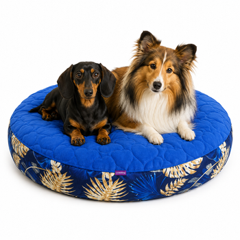 Legowisko Look4dog ME poducha 80 cm, velvet w serca