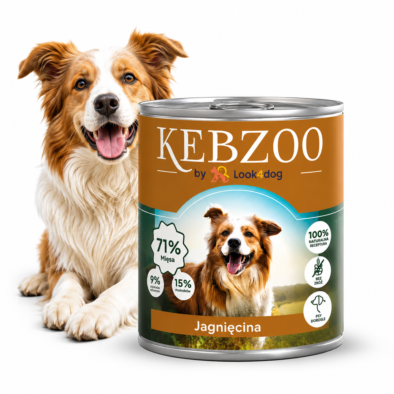 Karma mokra KEBZOO Jagnięcina + superfoods 400g