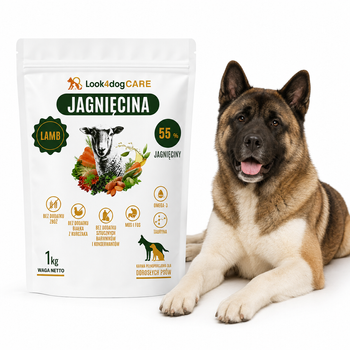 Karma sucha Look4dog CARE jagnięcina 1 kg