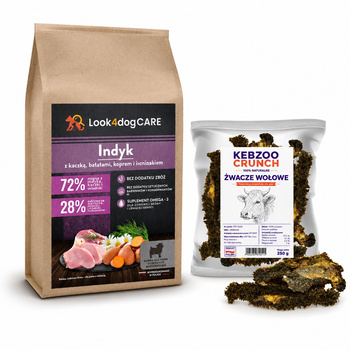 Zestaw startowy Look4dog CARE indyk kaczka szczeniak +żwacze