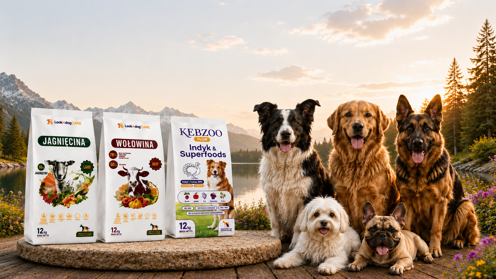 KEBZOO by Look4dog — karma premium dla psów. Bez pszenicy, kukurydzy, soi, bez kompromisów, bez sztucznych dodatków.