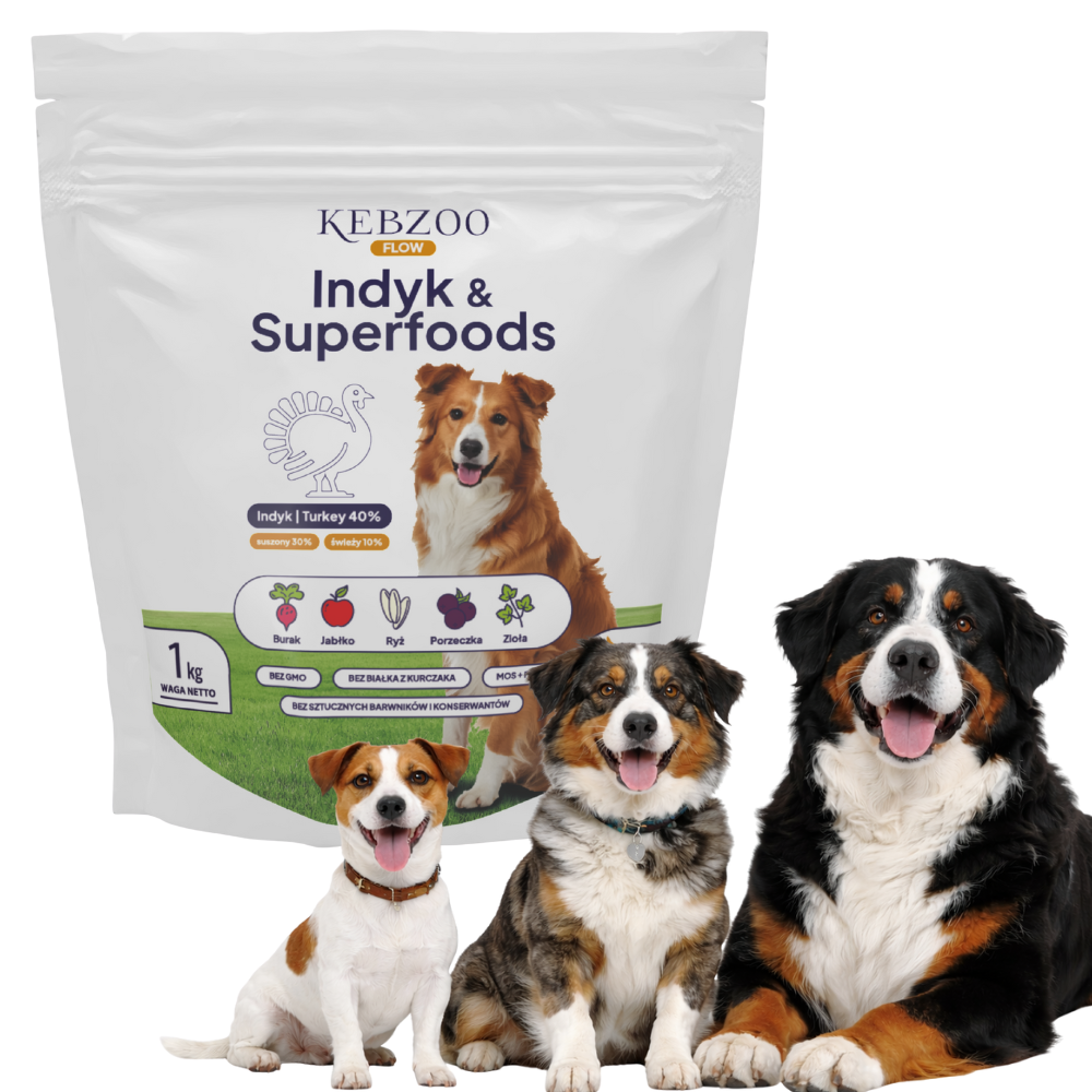 Indyk & Superfoods 1 kg